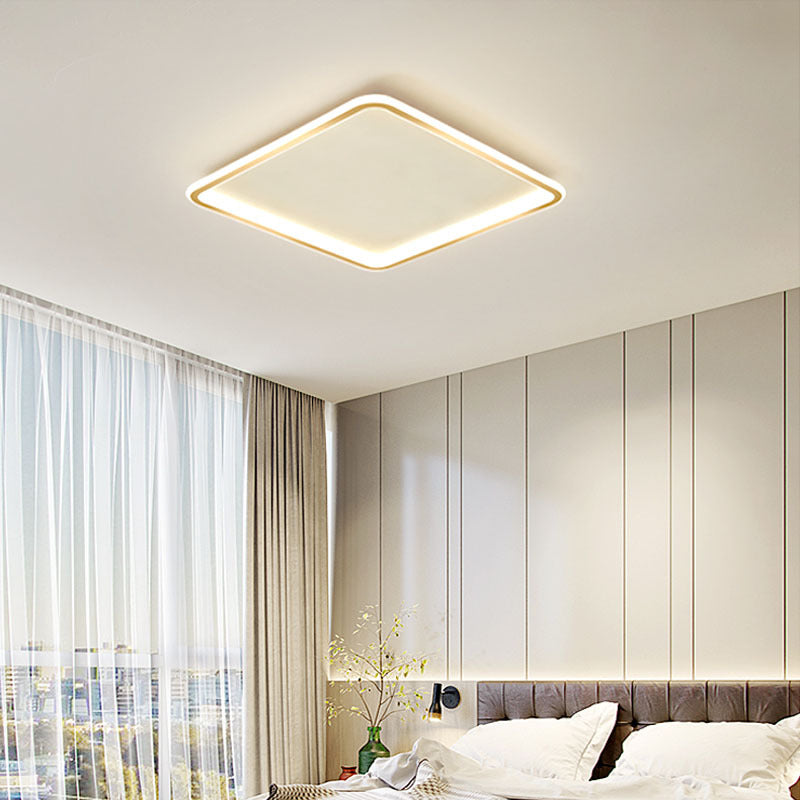 Geometric Ceiling Mount Light Fixture Simple Style LED Metal Ceiling Light