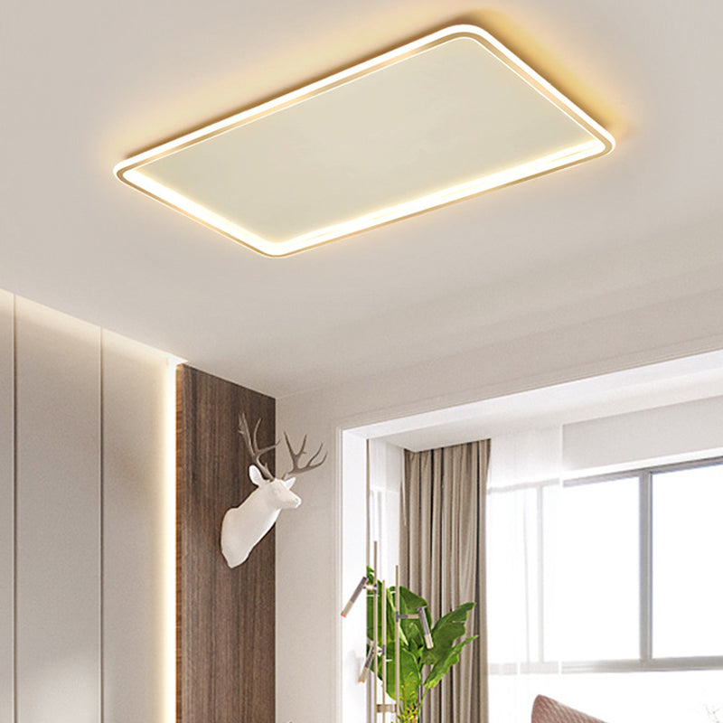 Geometric Ceiling Mount Light Fixture Simple Style LED Metal Ceiling Light