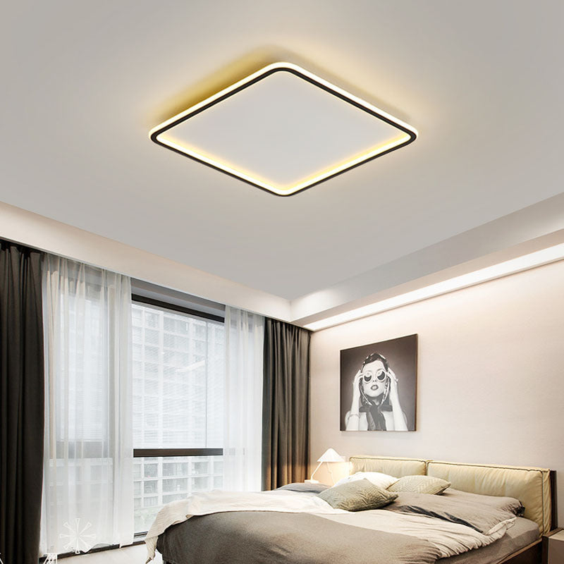 Geometric Ceiling Mount Light Fixture Simple Style LED Metal Ceiling Light