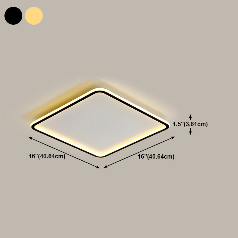 Geometric Ceiling Mount Light Fixture Simple Style LED Metal Ceiling Light