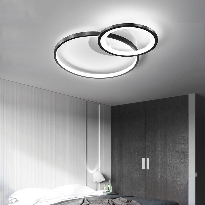 Circle Ceiling Light Fixture Modern Style LED Metal Ceiling Mounted Light