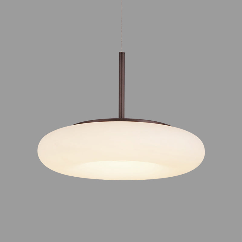 Salle de salle à manger circulaire LED PENDANT MÉTALLAL MINMINATION ÉCLAIR