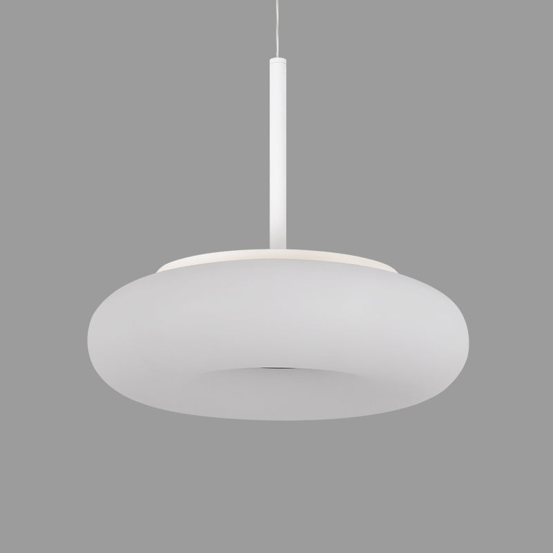 Salle de salle à manger circulaire LED PENDANT MÉTALLAL MINMINATION ÉCLAIR