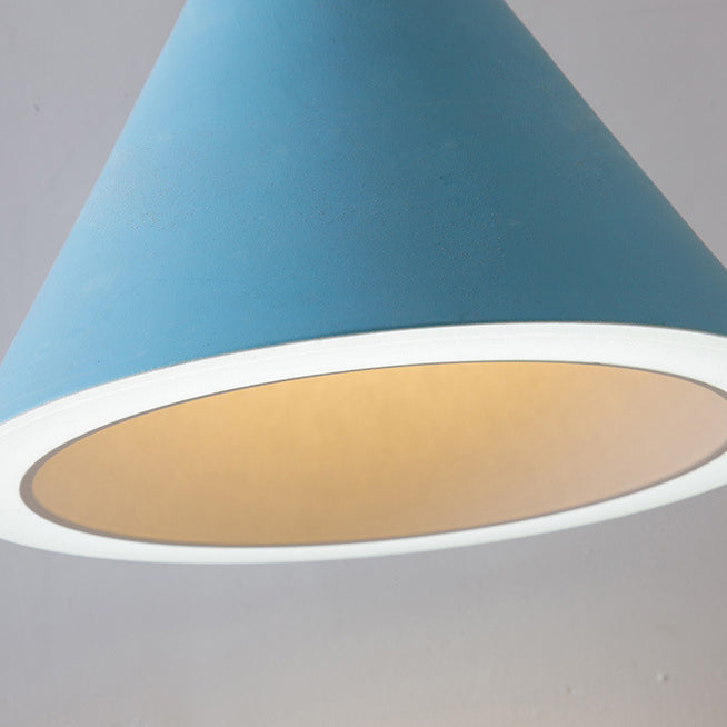 Contemporary Single Light Hanging Lamp Macron Metal Led Pendant Light for Study Room