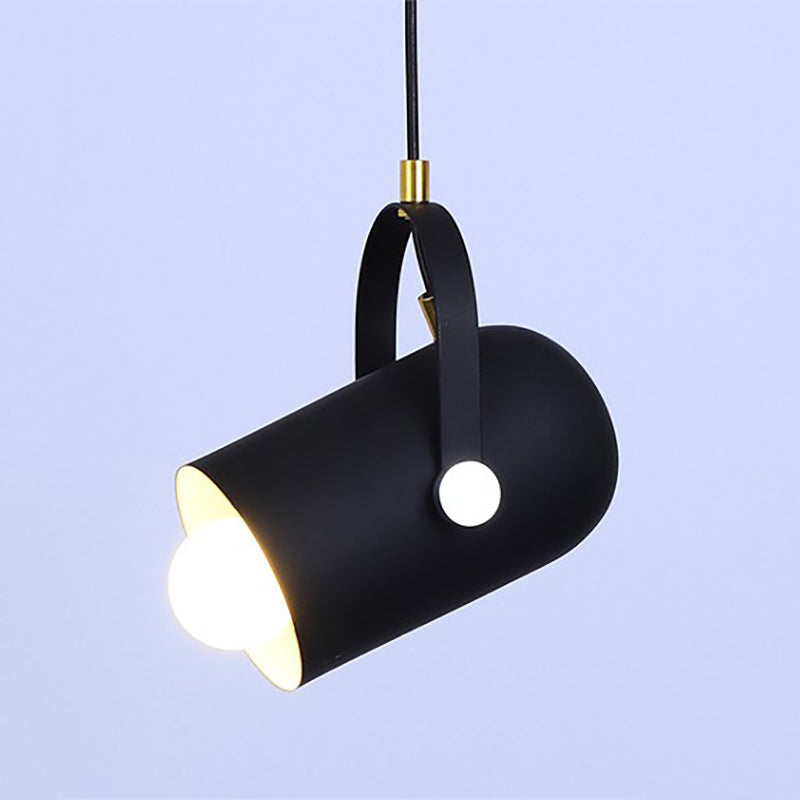 Modern Macron Pendant Light Metal 1 Head Pendant Lighting for Study Room Bedroom