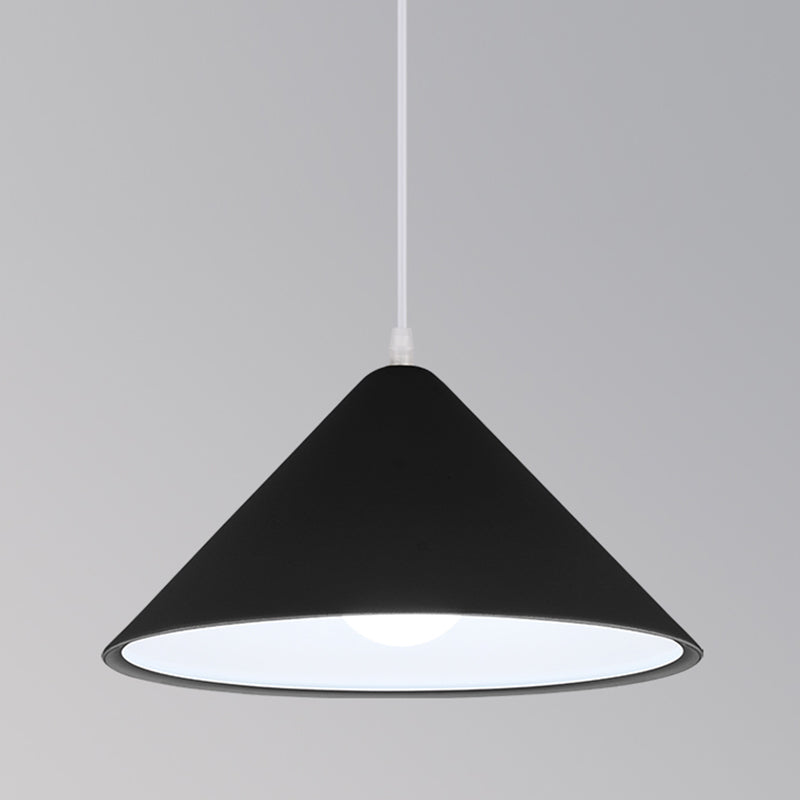 1-Licht-Speisesaal Anhänger Makkaron mehrfarbiger Hanglicht mit konischem Metallschatten