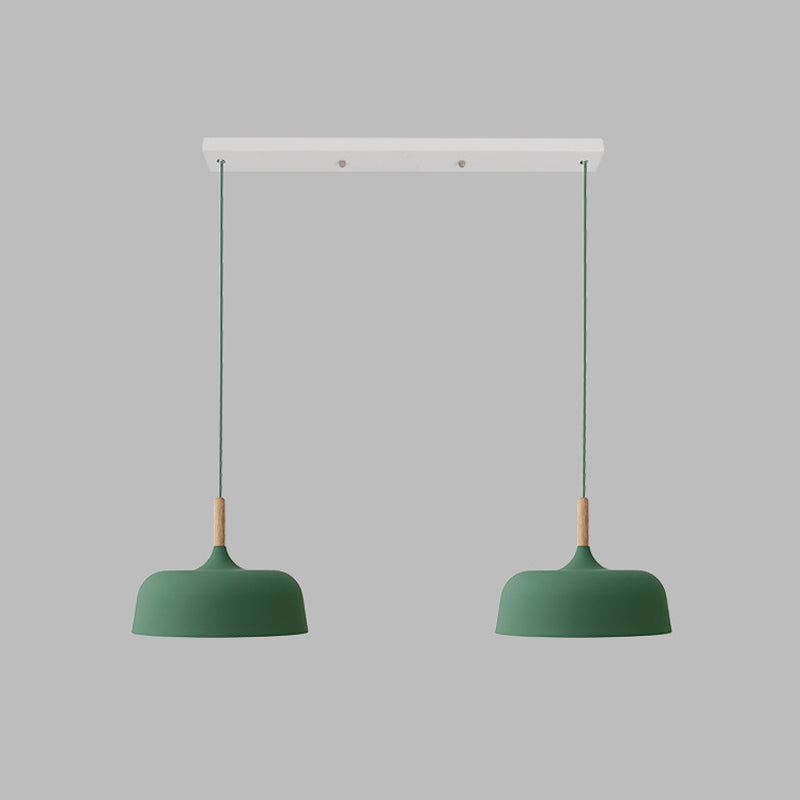 Pumpkin Pendant Light Aymator Macaron Style Snack Bar Dining Room Hanging Light