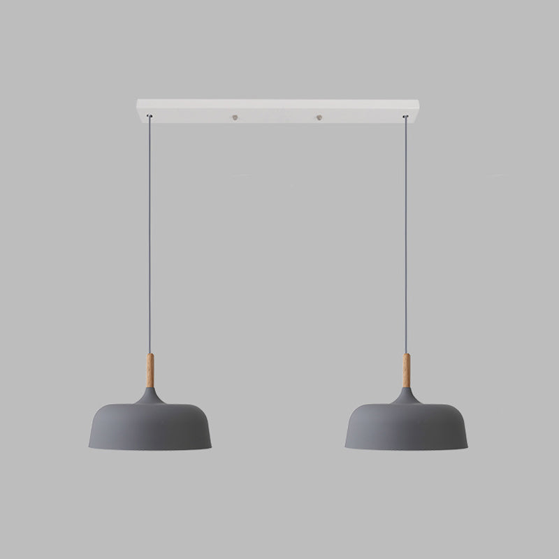 Pumpkin Pendant Light Aymator Macaron Style Snack Bar Dining Room Hanging Light