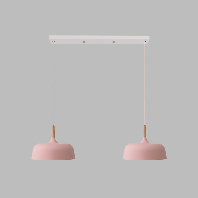 Pumpkin Pendant Light Aymator Macaron Style Snack Bar Dining Room Hanging Light