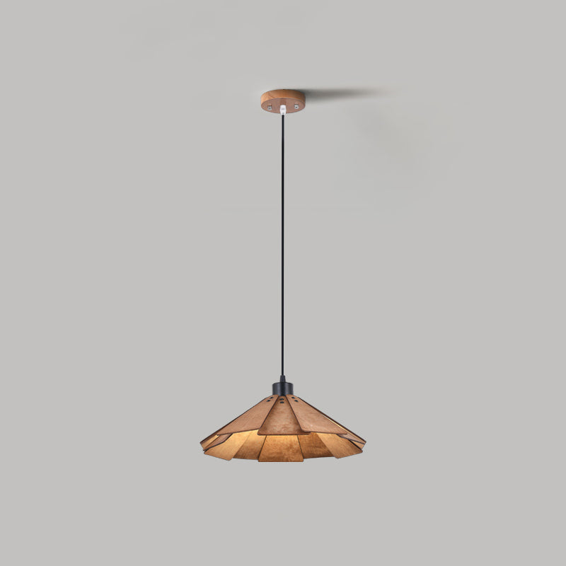Geométrie en forme de basswood plafond pendentif léger moderne style suspendu pour salle à manger