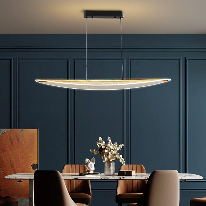 Minimalismo accesorios de iluminación colgante de acrílico para comedor para comedor