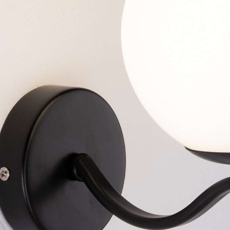 Modern de vidrio de vidrio Luz de pared Globe Globe 8.5 "Alto pared de pared para sala de estar