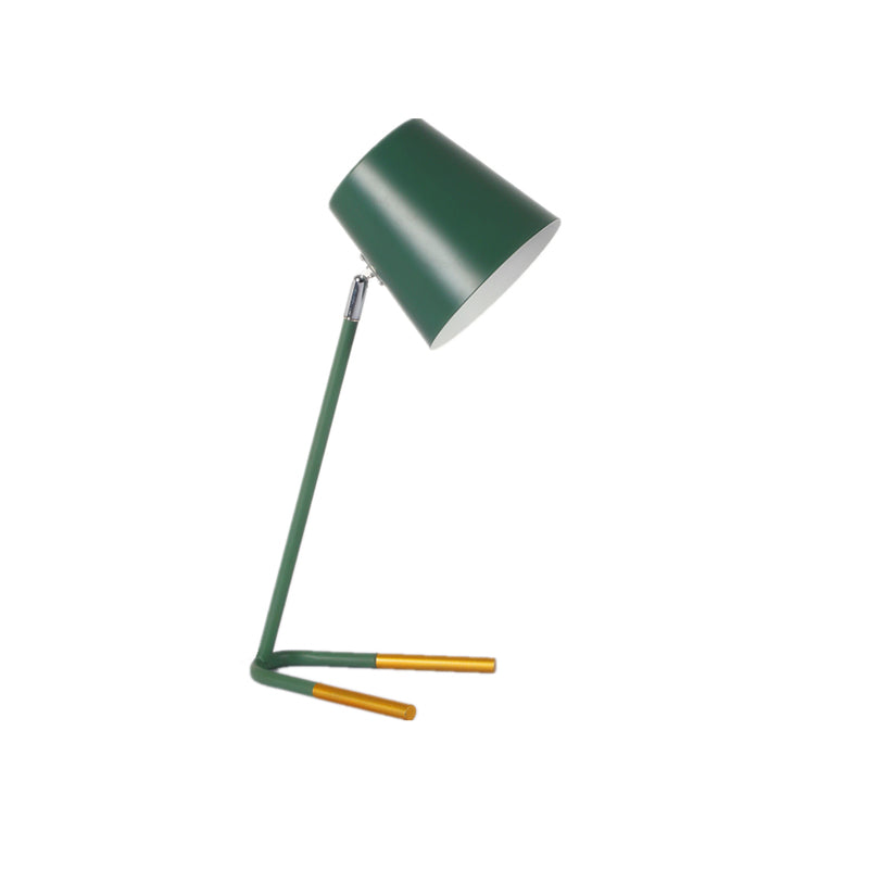 Metal Table Lamps 1 Light Contemporary Desk Lamps for Study Room