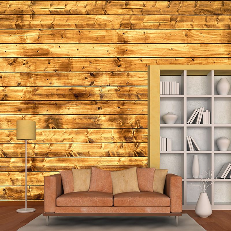 Beautiful Photography Mural Wallpaper Wood Grain Environment Friendly Indoor Wall Mural