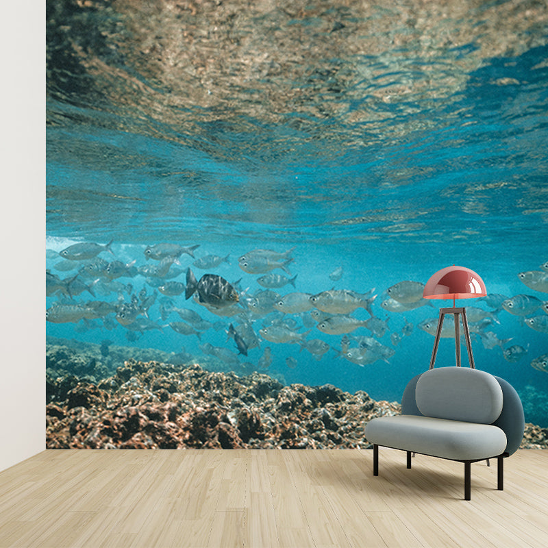 Photography Wall Mural Wallpaper Seabed Sitting Room Wall Mural