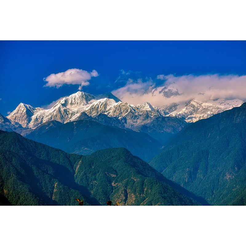 Mountains Mildew Resistant Mural Wallpaper Living Room Wall Mural