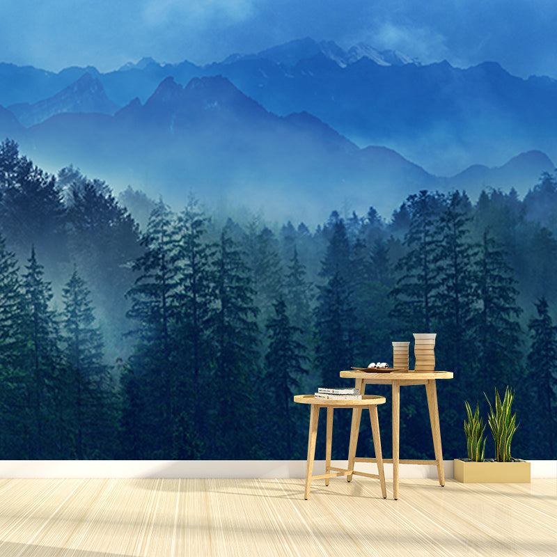 Modern Photography Mural Wallpaper Mountains Living Room Wall Mural