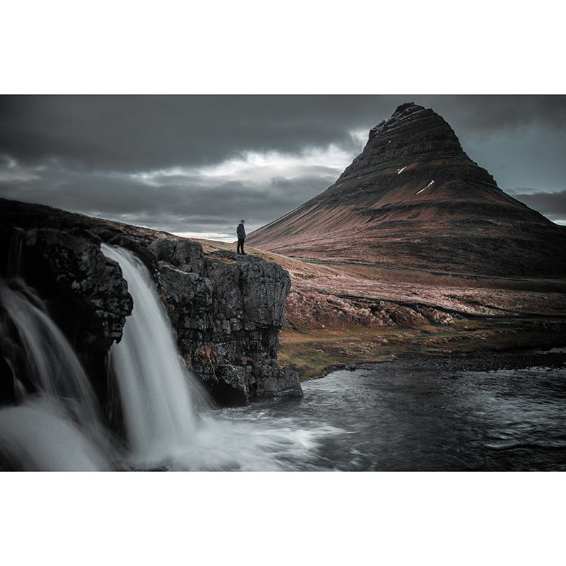 Decorative Photography Mural Wallpaper Mountains Indoor Wall Mural