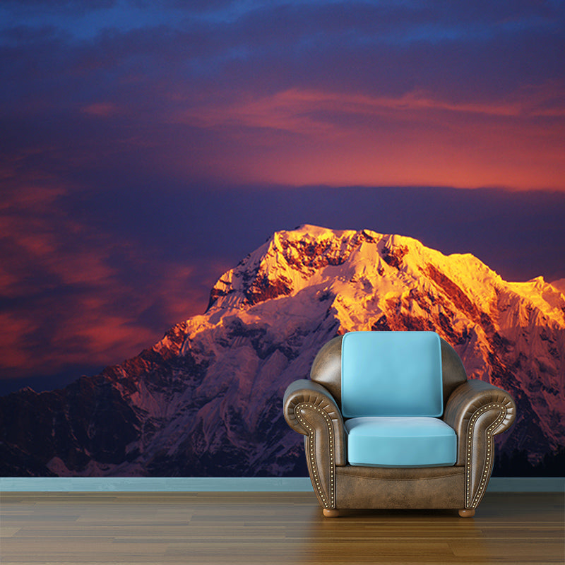 Mountains Photography Mural Wallpaper Environment Friendly Living Room Wall Mural