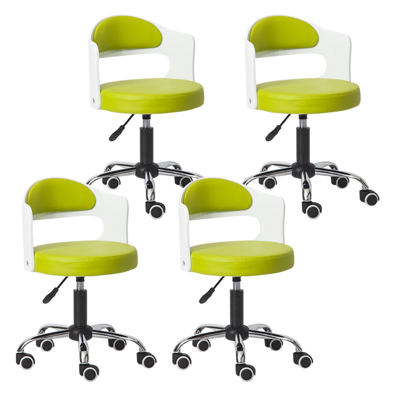 Modern Adjustable Rotatable Stool Steel Household Bar Stool with Cushion and Pulley