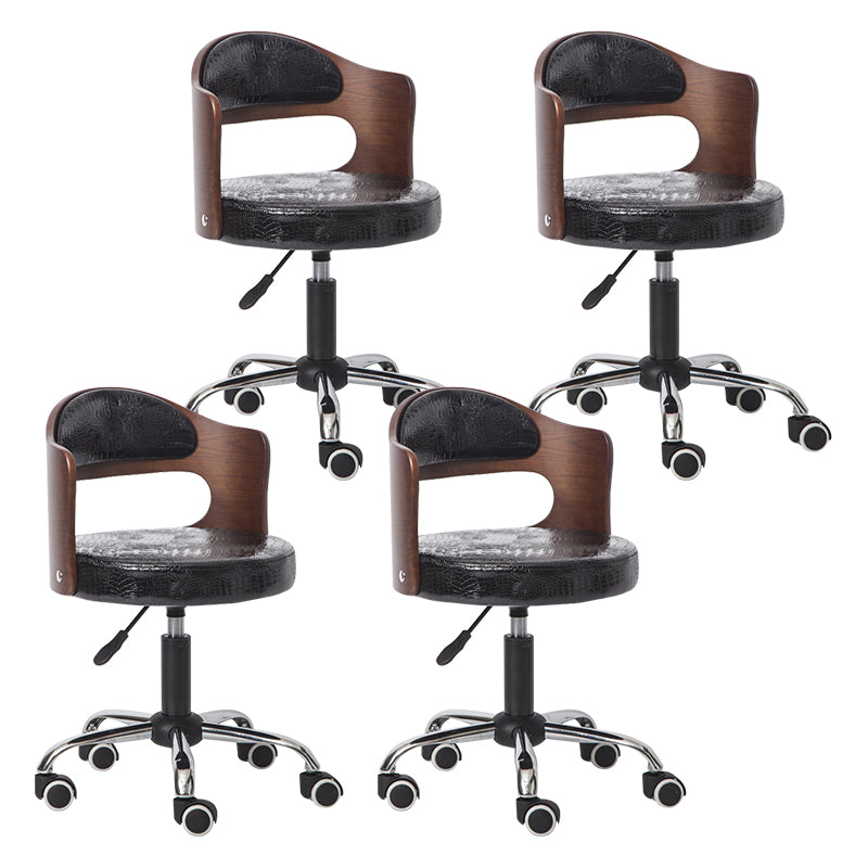 Modern Adjustable Rotatable Stool Steel Household Bar Stool with Cushion and Pulley