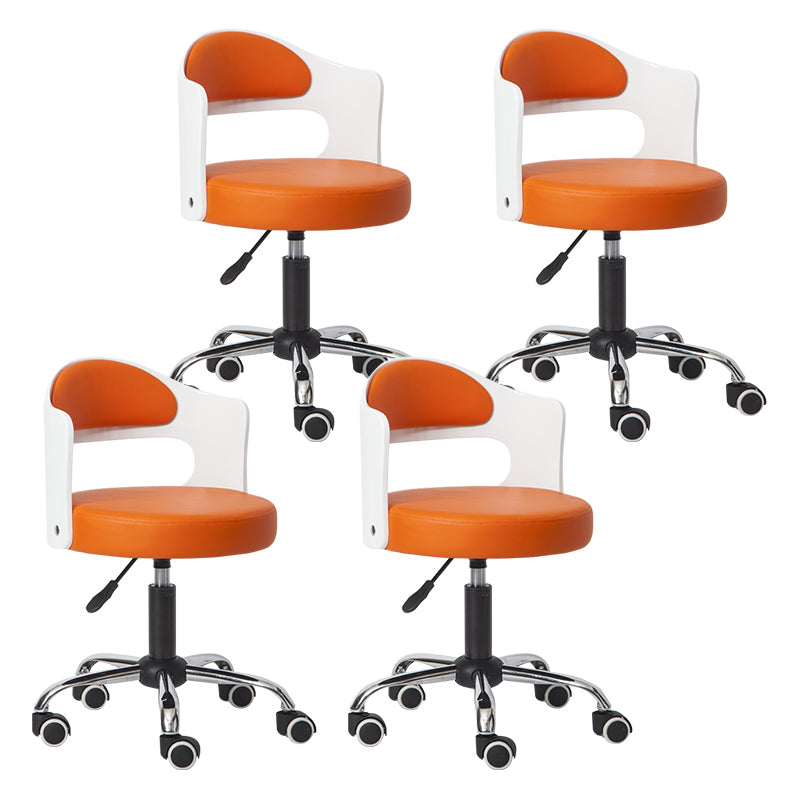 Modern Adjustable Rotatable Stool Steel Household Bar Stool with Cushion and Pulley