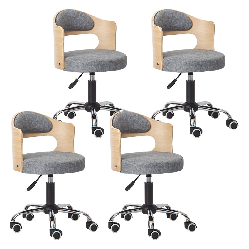 Modern Adjustable Rotatable Stool Steel Household Bar Stool with Cushion and Pulley