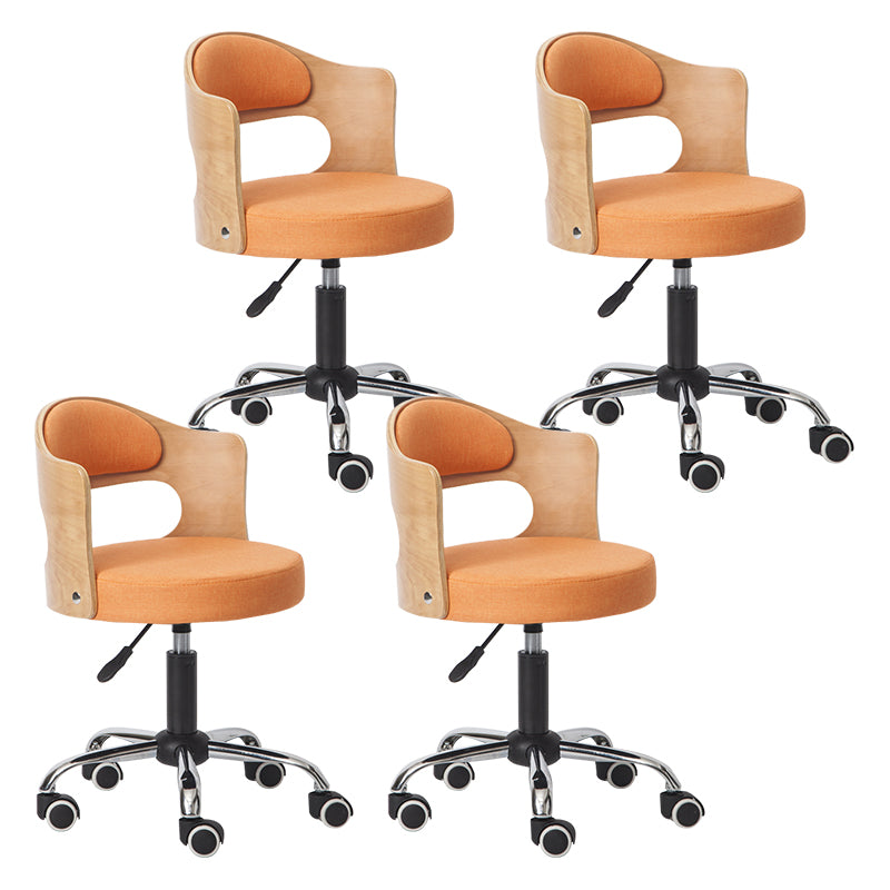 Modern Adjustable Rotatable Stool Steel Household Bar Stool with Cushion and Pulley