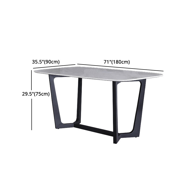 Modern 1/4/6/7 Pieces Dining Set Sintered Stone Dining Table Set for Home