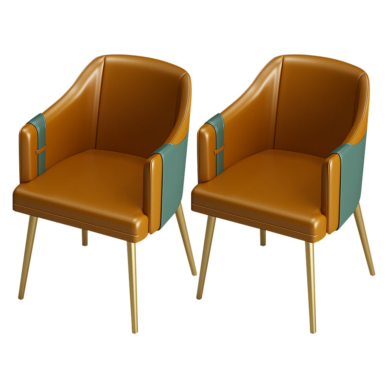 Glam -stijl 1/2/7 stuks dinette tafel met eetkamerstoel ronde vorm eettafel set