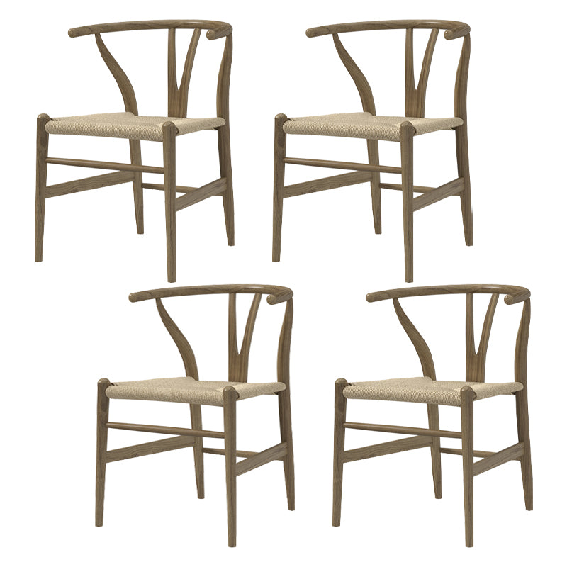 Ensemble de table à manger en bois massif moderne 1/3/4/7 avec chaises en bois ensemble pour la cuisine