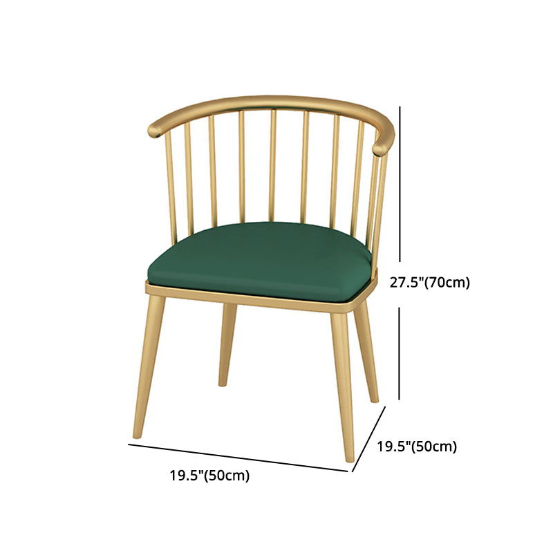 Glam Style 1/2/3/5 Pieces Dining Table Set Metal Dining Room Furniture Set