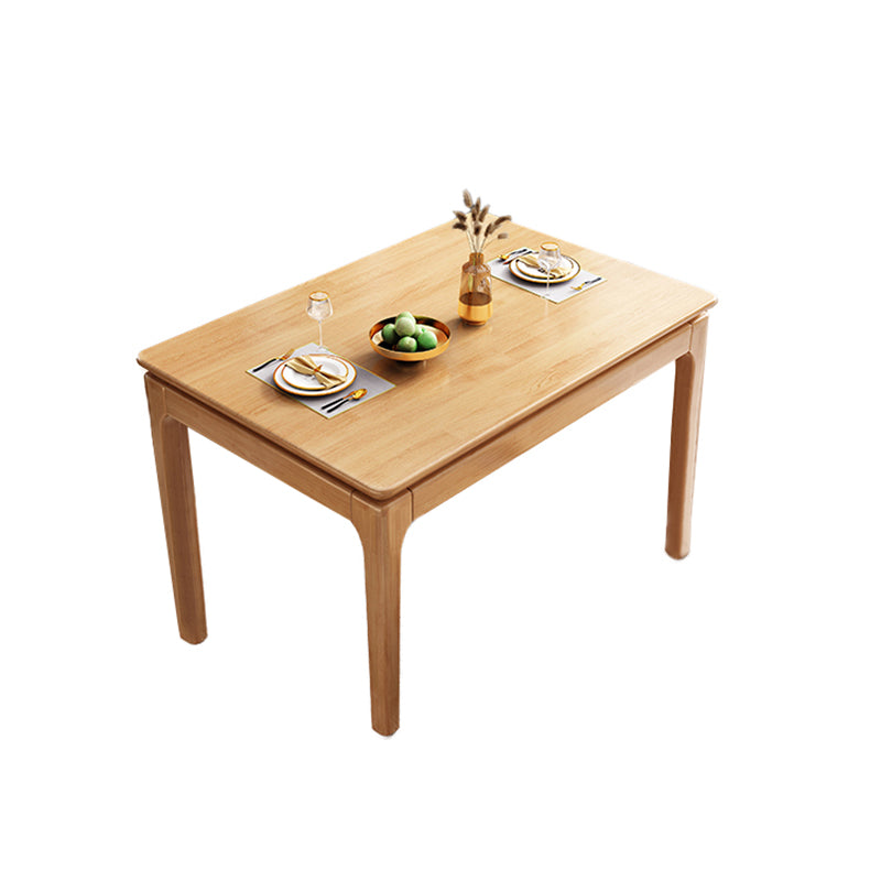 Rectangle 4-foot Dining Room Collection Midcentury Style Dining Table for Home