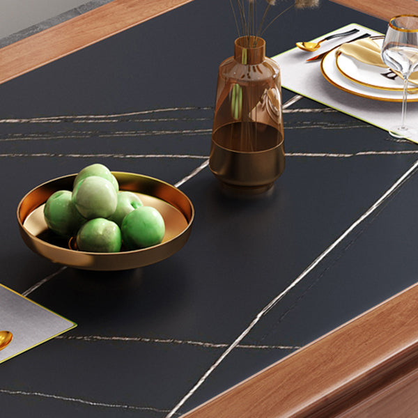 Rectangle 4-foot Dining Room Collection Midcentury Style Dining Table for Home