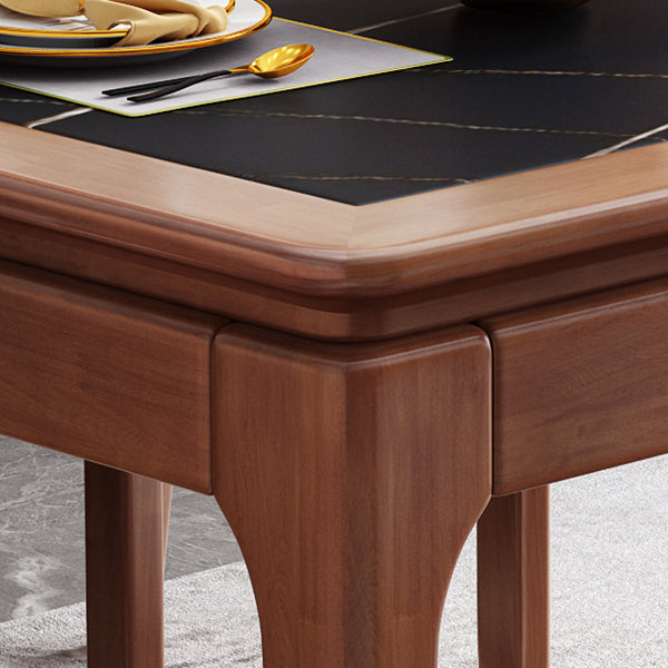 Rectangle 4-foot Dining Room Collection Midcentury Style Dining Table for Home