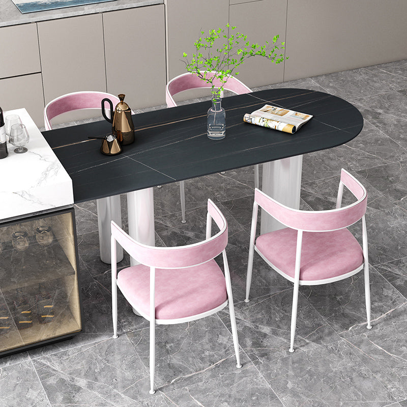 Gesinterde stenen eettafel moderne stijl eettafel voor keuken