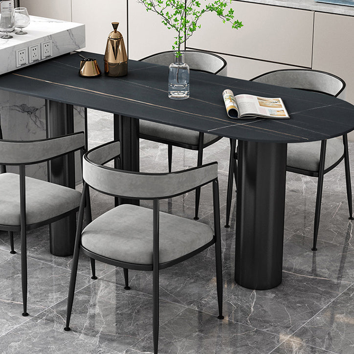 Gesinterde stenen eettafel moderne stijl eettafel voor keuken