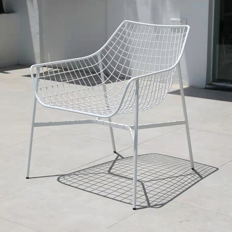 Metal Industrial Kitchen Dining Room Armchair Crossback Chair