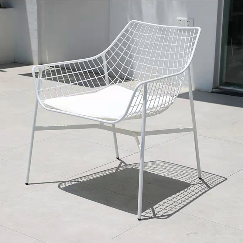 Metal Industrial Kitchen Dining Room Armchair Crossback Chair