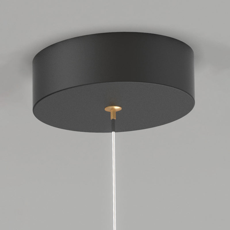 Iluminación de colgante de metal moderno Luz de colgante lineal de 1 luces