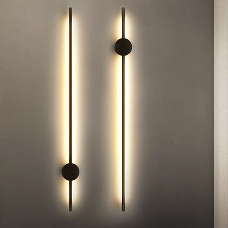 Moderner Stil Linearer Wandleuchte Leuchten Metall 1 Lichtwandmontiertes Licht