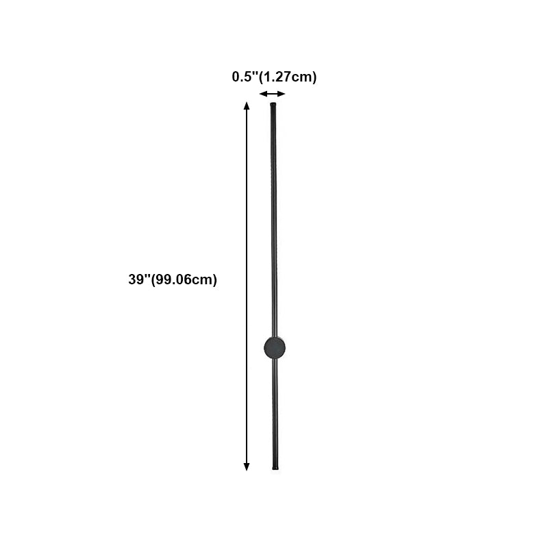 Moderner Stil Linearer Wandleuchte Leuchten Metall 1 Lichtwandmontiertes Licht