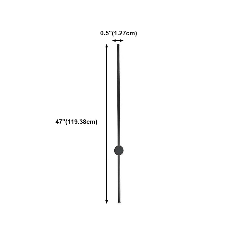 Moderner Stil Linearer Wandleuchte Leuchten Metall 1 Lichtwandmontiertes Licht