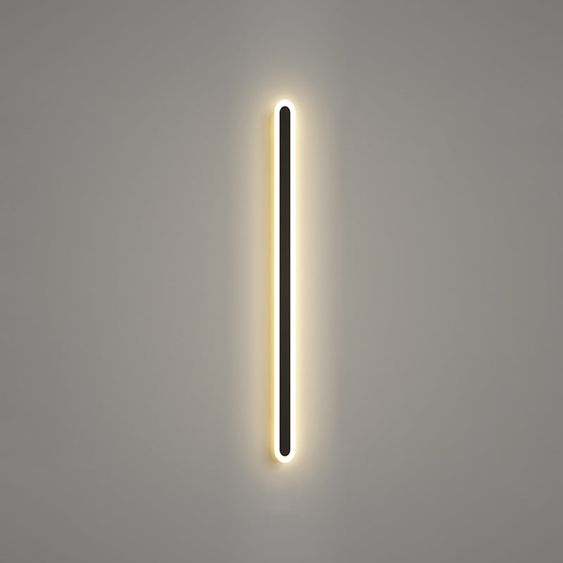 Lineare Form Metall Wandleuchten moderner Stil 1-Licht-Wandhalterung Beleuchtung