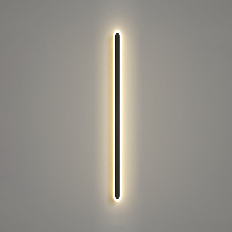 Lineare Form Metall Wandleuchten moderner Stil 1-Licht-Wandhalterung Beleuchtung