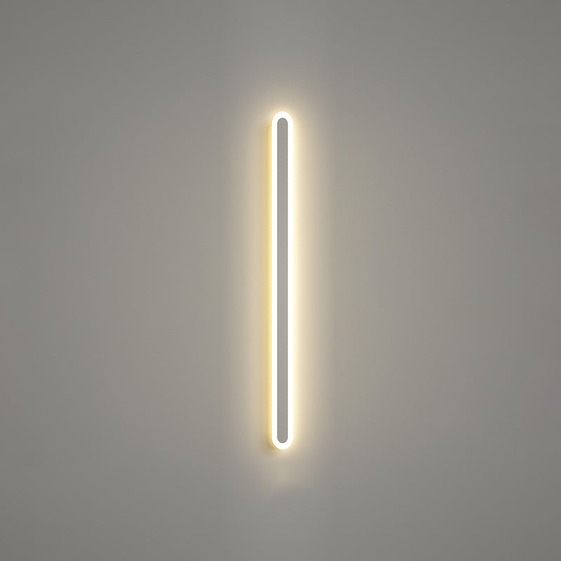 Lineare Form Metall Wandleuchten moderner Stil 1-Licht-Wandhalterung Beleuchtung