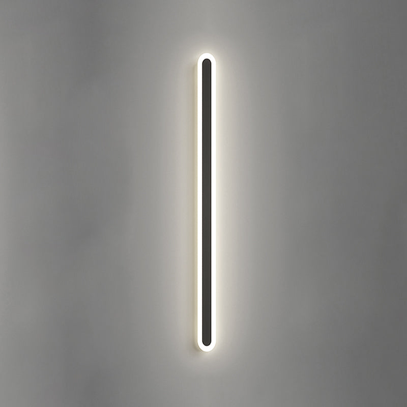 Lineare Form Metall Wandleuchten moderner Stil 1-Licht-Wandhalterung Beleuchtung