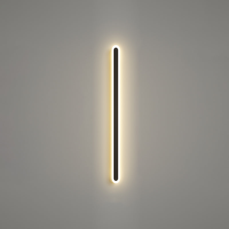 Lineare Form Metall Wandleuchten moderner Stil 1-Licht-Wandhalterung Beleuchtung