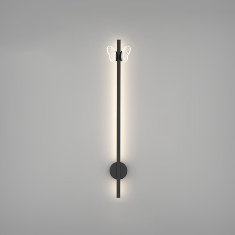 Linearer Schatten Metall Wandleuchte moderne Style 2 Lichter Wandmontage Licht