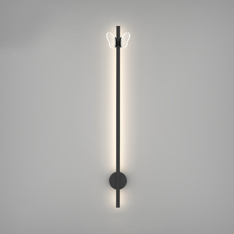 Linearer Schatten Metall Wandleuchte moderne Style 2 Lichter Wandmontage Licht